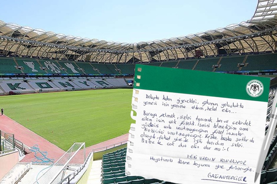 Statta ağırlanan depremzede aileden Konyaspor'a duygusal veda