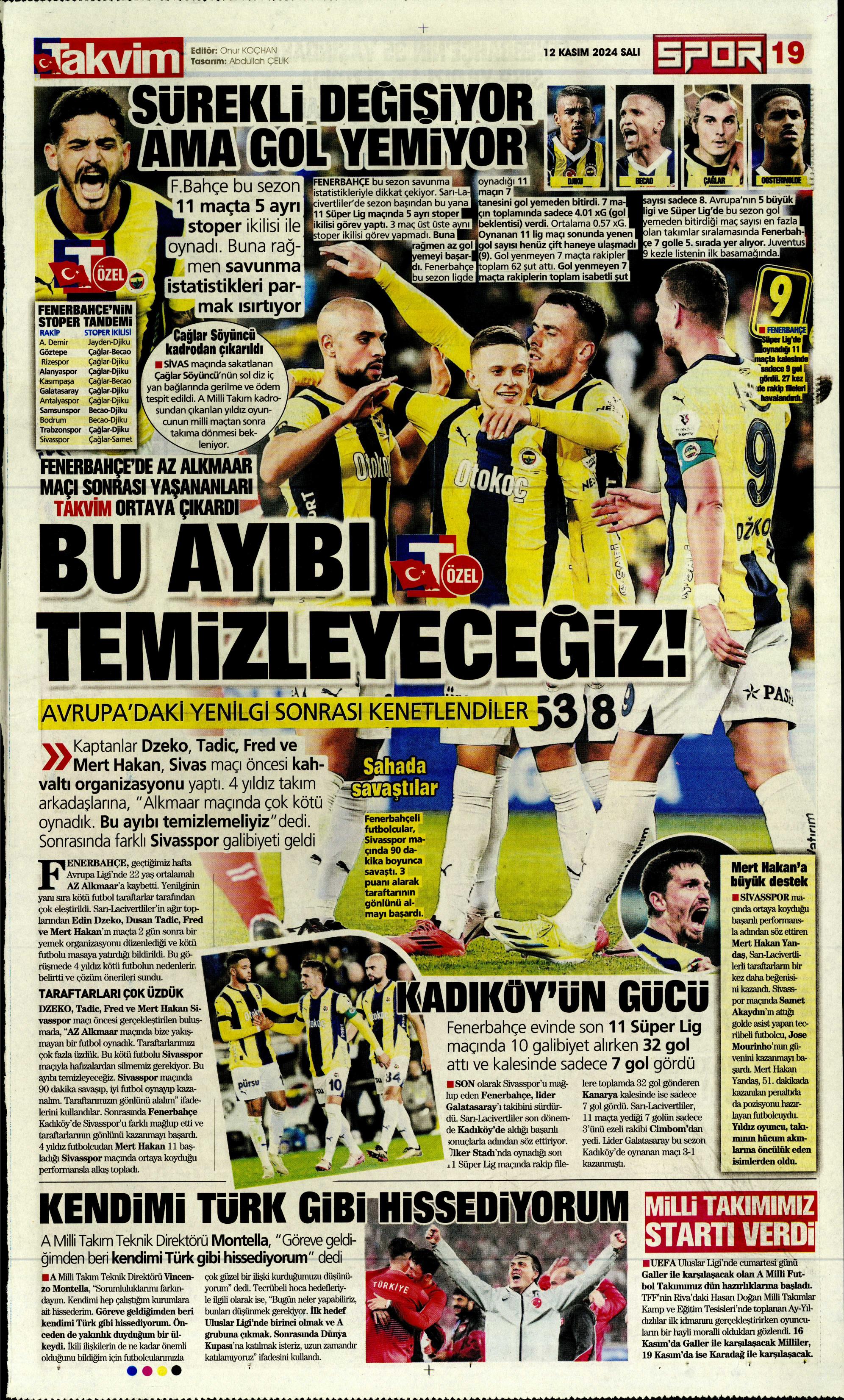 "Listenin başında onlar var: Talisca & Brown" | Sporun manşetleri (12 Kasım 2024)  - 32. Foto