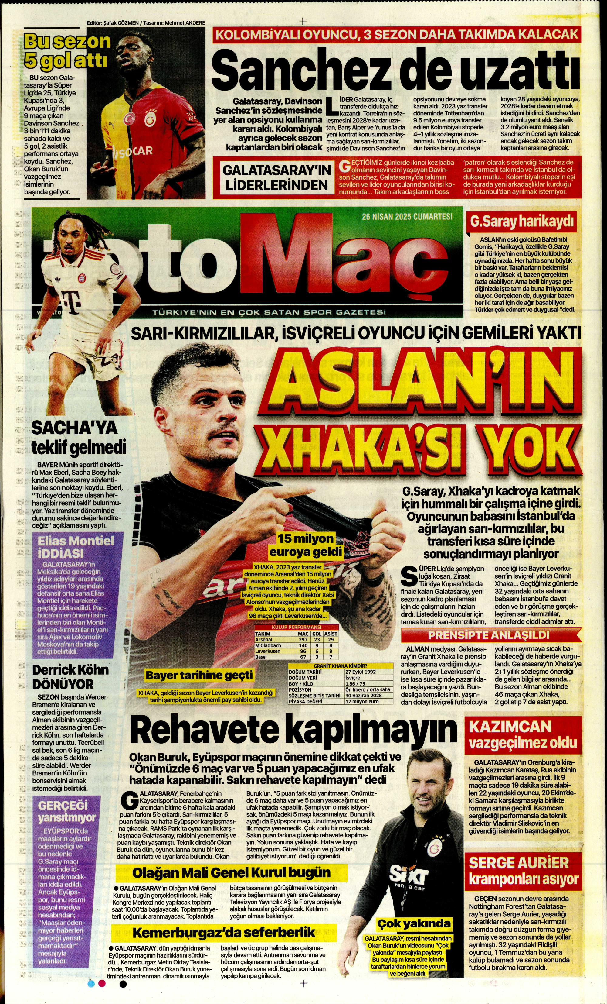 "Vlahovic'le ilk temas" | Sporun manşetleri  - 14. Foto