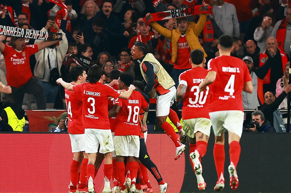 Kerem ve Orkun sahnede: Benfica ilk maçın avantajıyla turladı