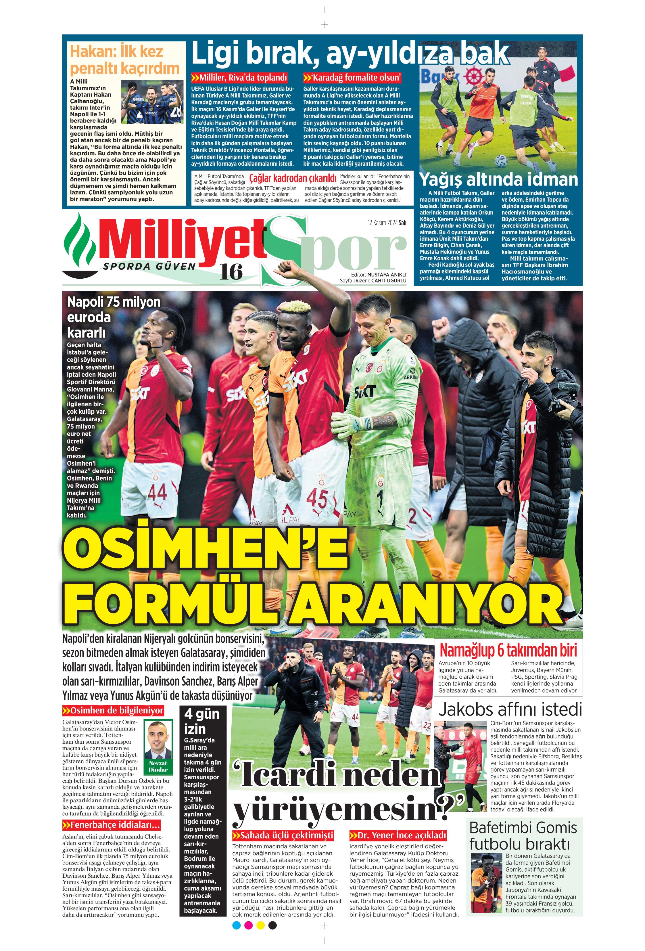 "Listenin başında onlar var: Talisca & Brown" | Sporun manşetleri (12 Kasım 2024)  - 22. Foto