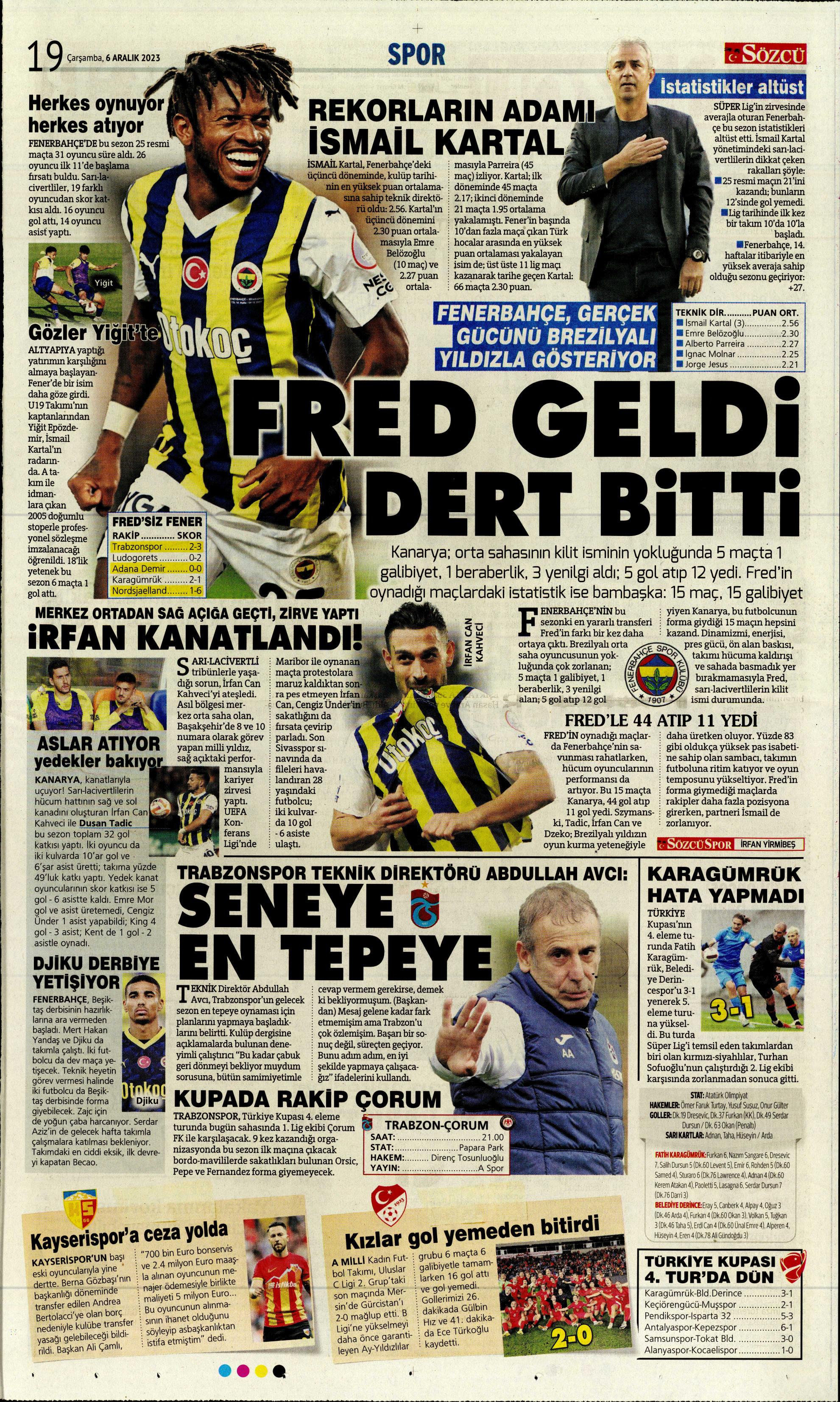 "Aslan'da operasyon başladı" | Sporun manşetleri (6 Aralık 2023)  - 26. Foto