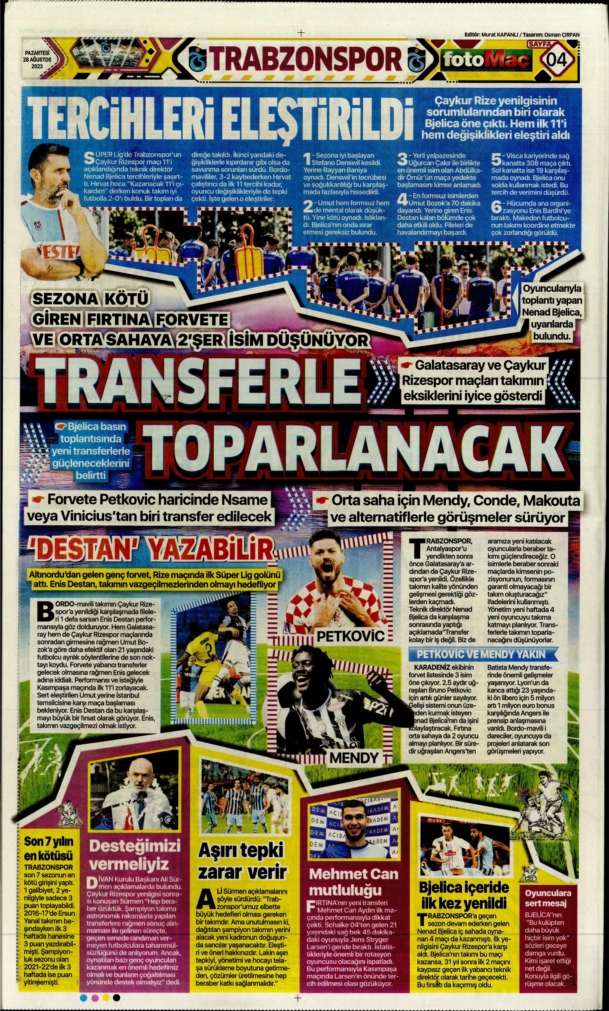 "Ramos'ta sona doğru" | Sporun Manşetleri  - 9. Foto