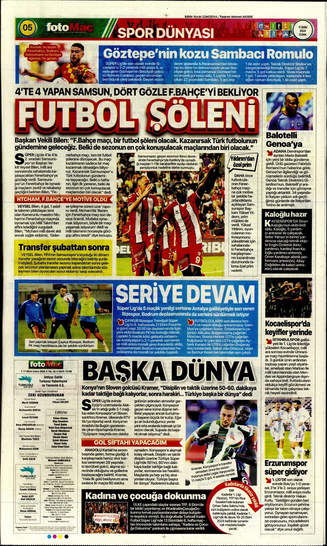 "Mourinho, Alex'i istiyor" | Sporun manşetleri  - 14. Foto