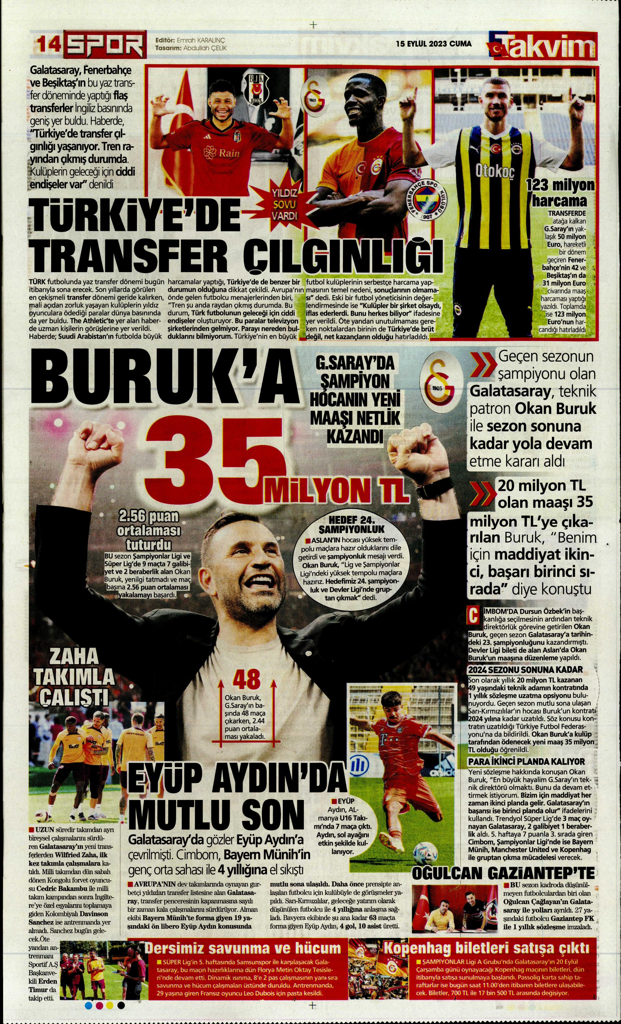 "Kartal'da Xeka seferberliği" | Sporun Manşetleri  - 29. Foto