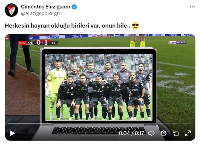 Herkes Elazığspor'un Jose Mourinho paylaşımını konuşuyor  - 7. Foto