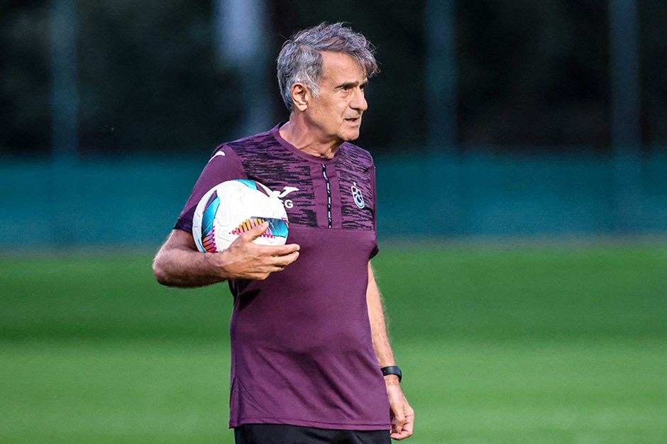 Şenol Güneş, Trabzonspor'da ilk antrenmanına çıktı