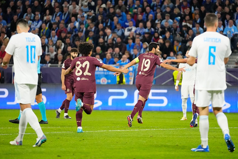 İlkay Gündoğan attı, Manchester City Slovakya'da kazandı