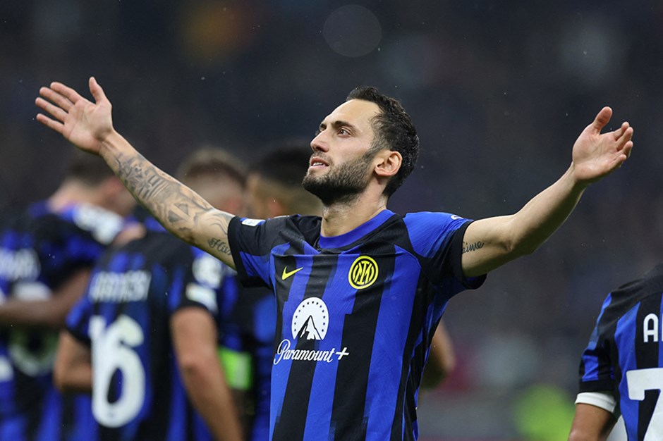 Inter, Devler Ligi'nde Hakan Çalhanoğlu ile kazandı