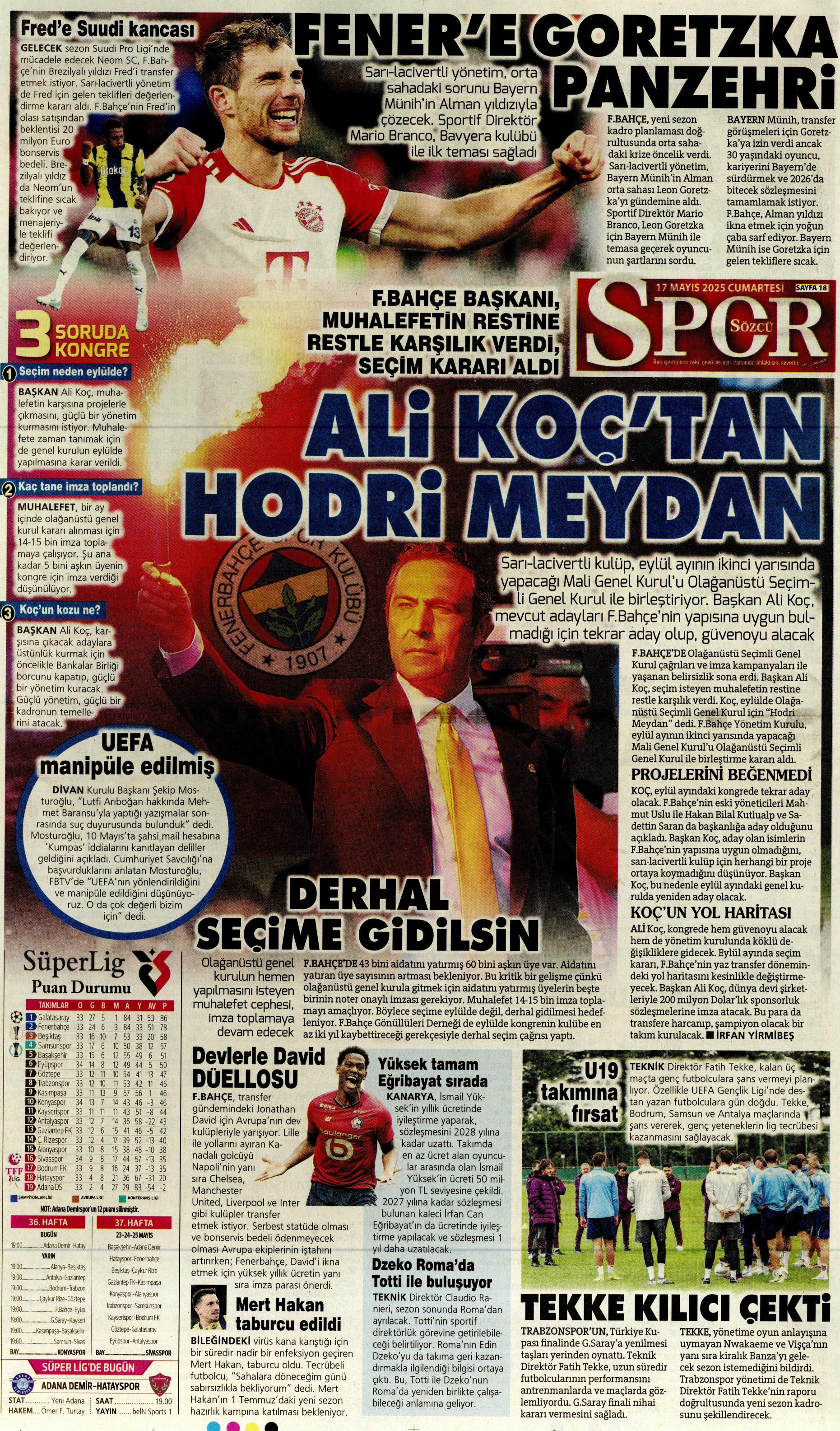 "Osimhen çılgınlığı" | Sporun manşetleri  - 31. Foto