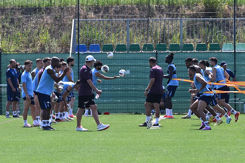 Trabzonspor'da yeni sezon hazırlıkları sürüyor