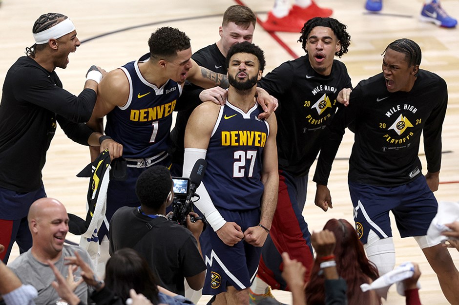 Denver Nuggets bitime 3.6 saniye kala attığı basketle yarı finale yükseldi