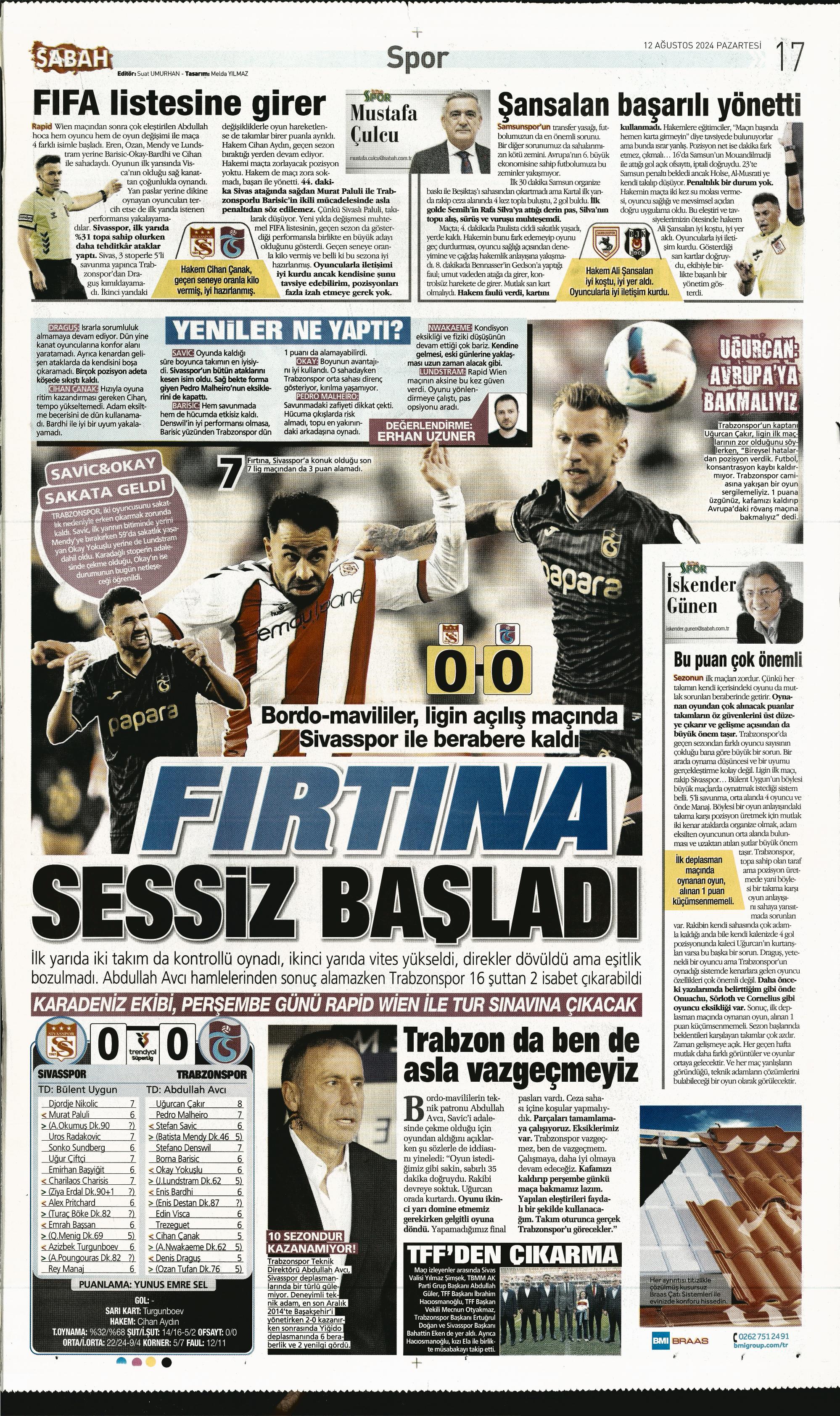 "Fenerbahçe'den 4 isim için İngiltere seferi" | Sporun manşetleri  - 28. Foto