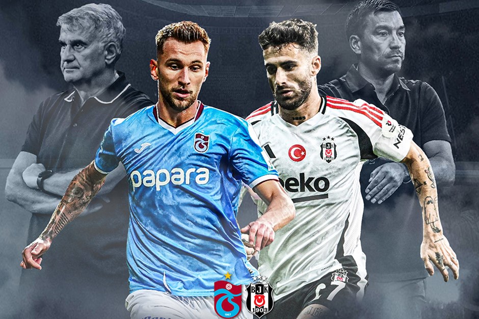 Sezonun ilk derbisi: Trabzonspor - Beşiktaş maçı ne zaman, saat kaçta? Trabzonspor - Beşiktaş maçı hangi kanalda? (İlk 11'ler)