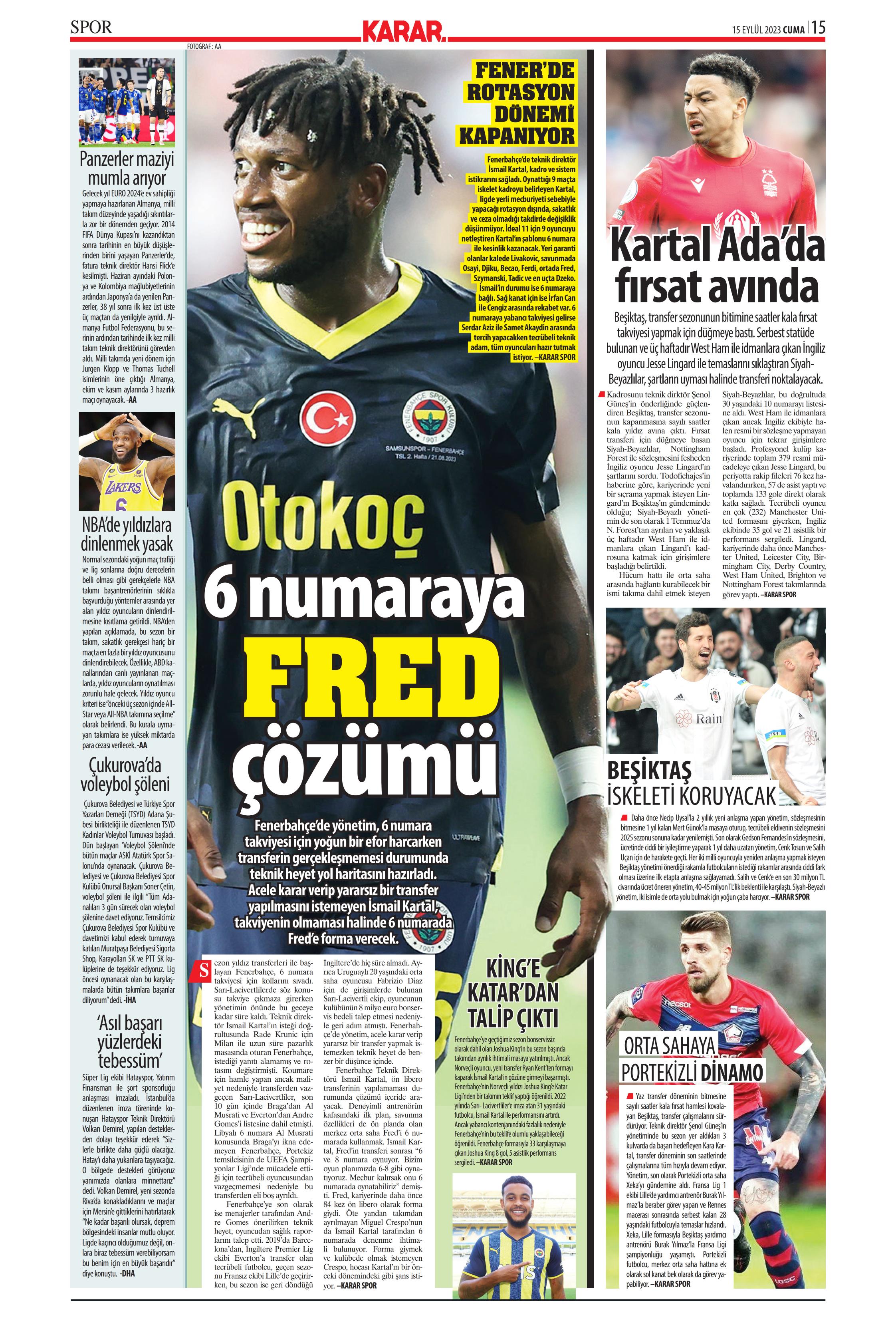 "Kartal'da Xeka seferberliği" | Sporun Manşetleri  - 19. Foto