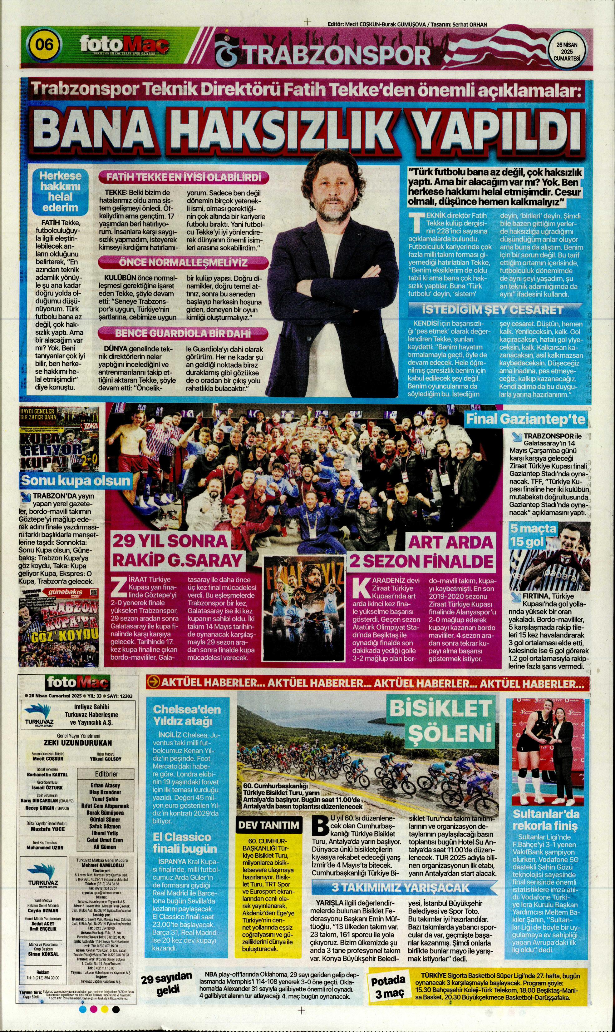 "Vlahovic'le ilk temas" | Sporun manşetleri  - 17. Foto