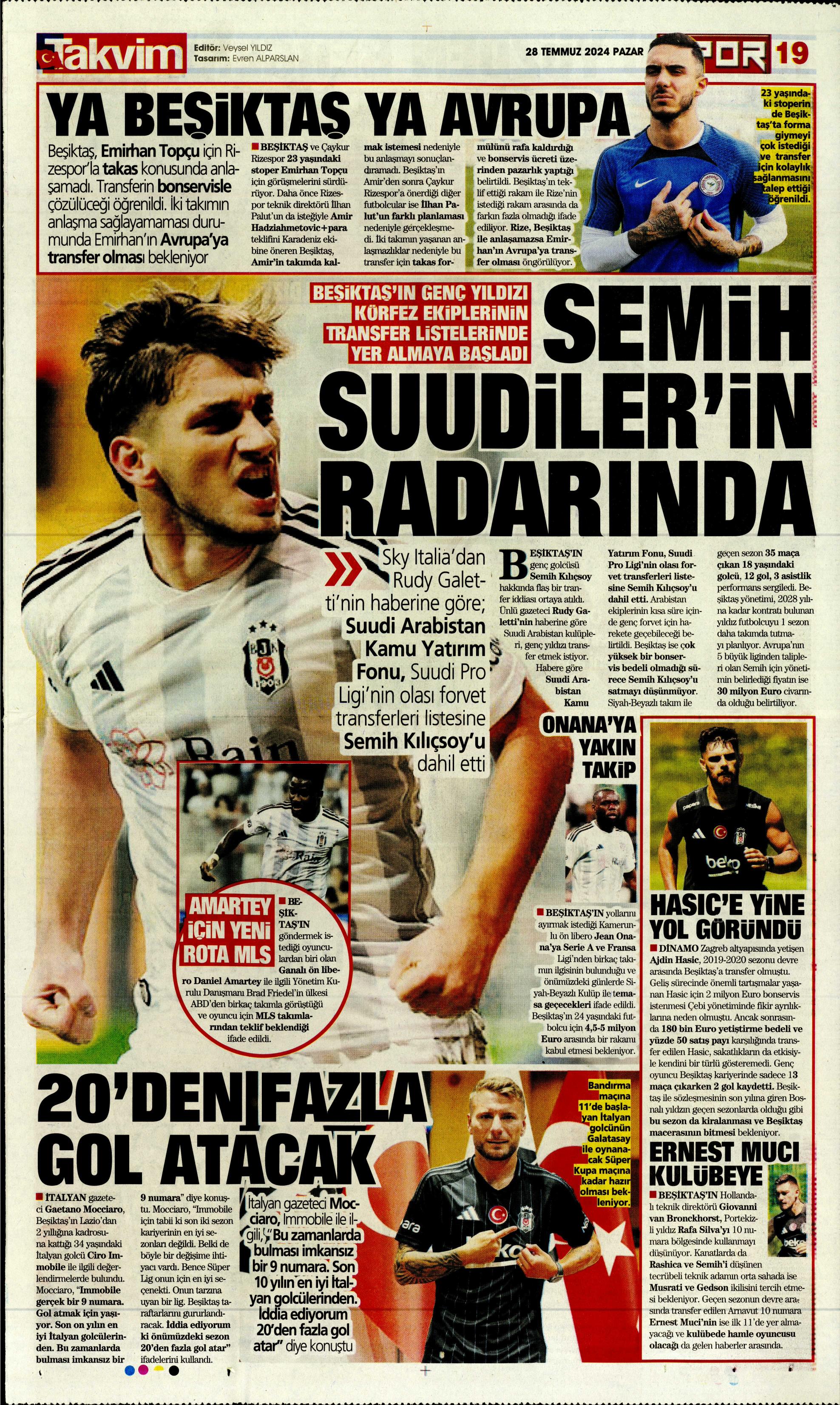 "Aslan'da rota Gravenberch" | Sporun Manşetleri (28 Temmuz 2024)  - 36. Foto