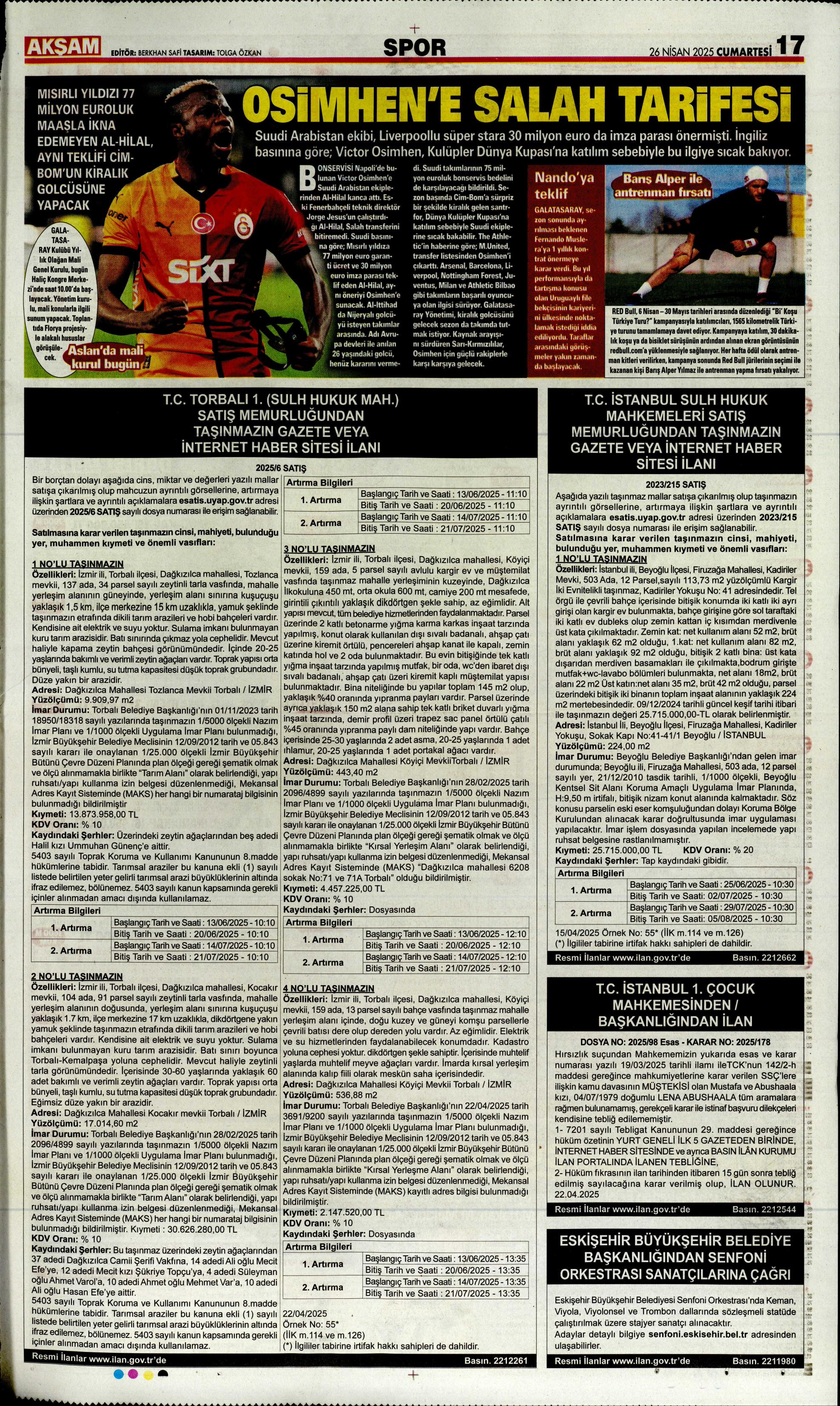 "Vlahovic'le ilk temas" | Sporun manşetleri  - 3. Foto