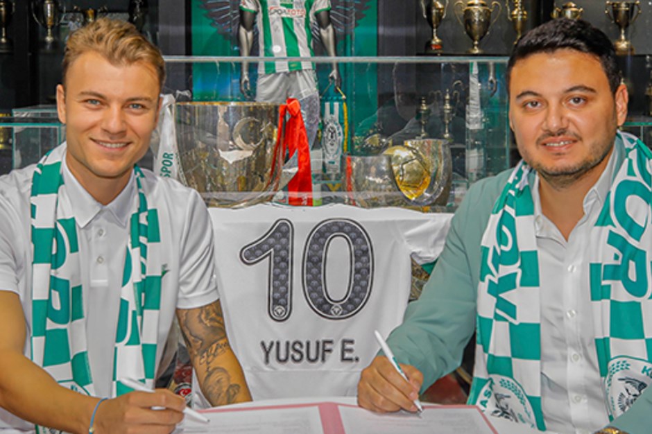 Konyaspor, Yusuf Erdoğan ile 2 yıllık sözleşme imzaladı