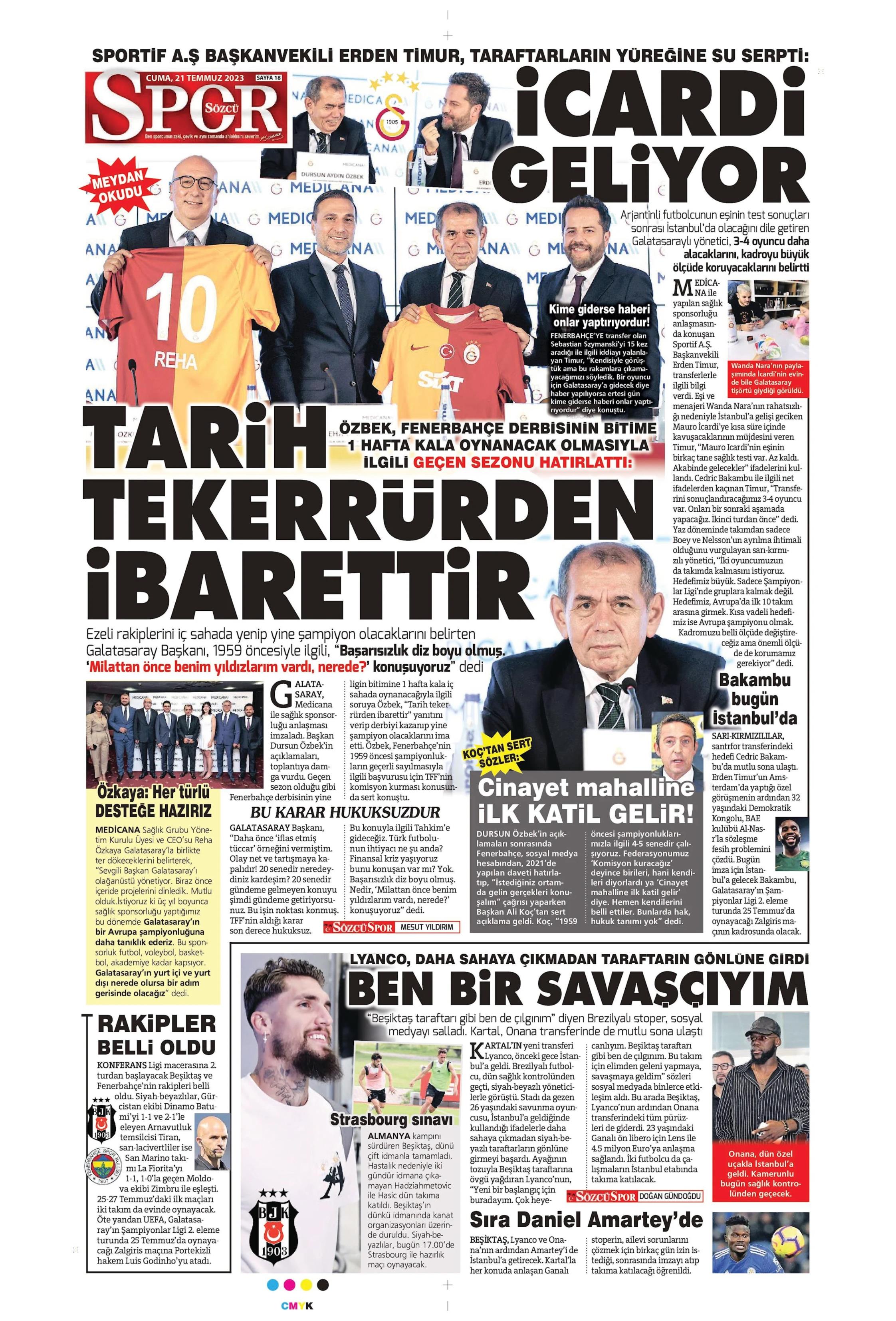 "Zaha için rekor teklif" | Sporun Manşetleri  - 24. Foto