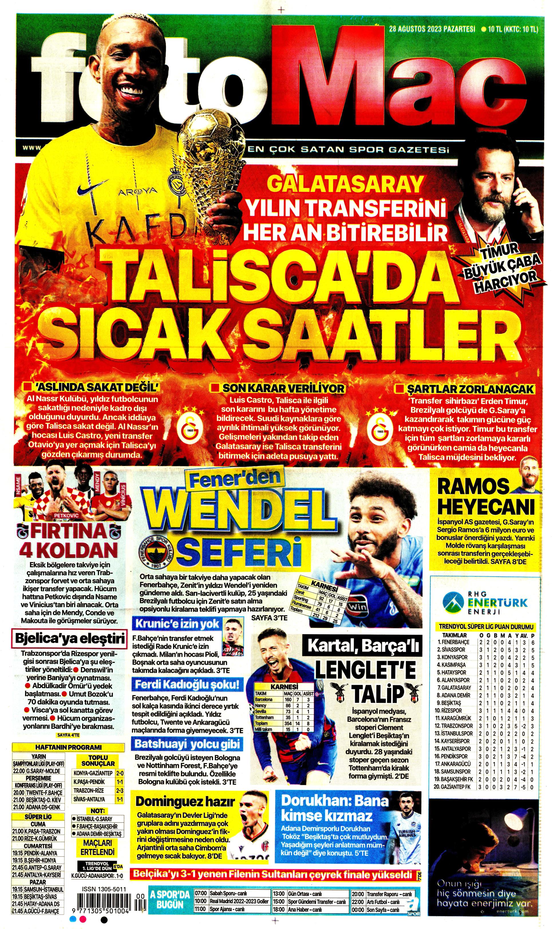 "Ramos'ta sona doğru" | Sporun Manşetleri  - 8. Foto