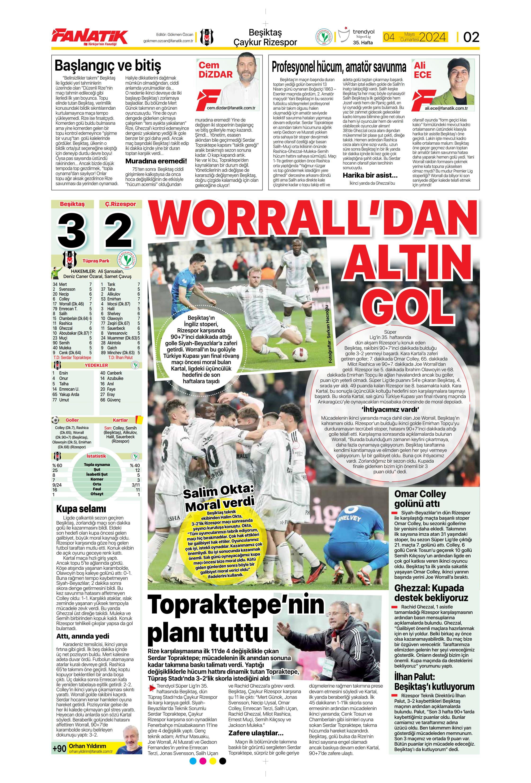 "Ndidi çıkarması" | Sporun Manşetleri (4 Mayıs 2024)  - 6. Foto