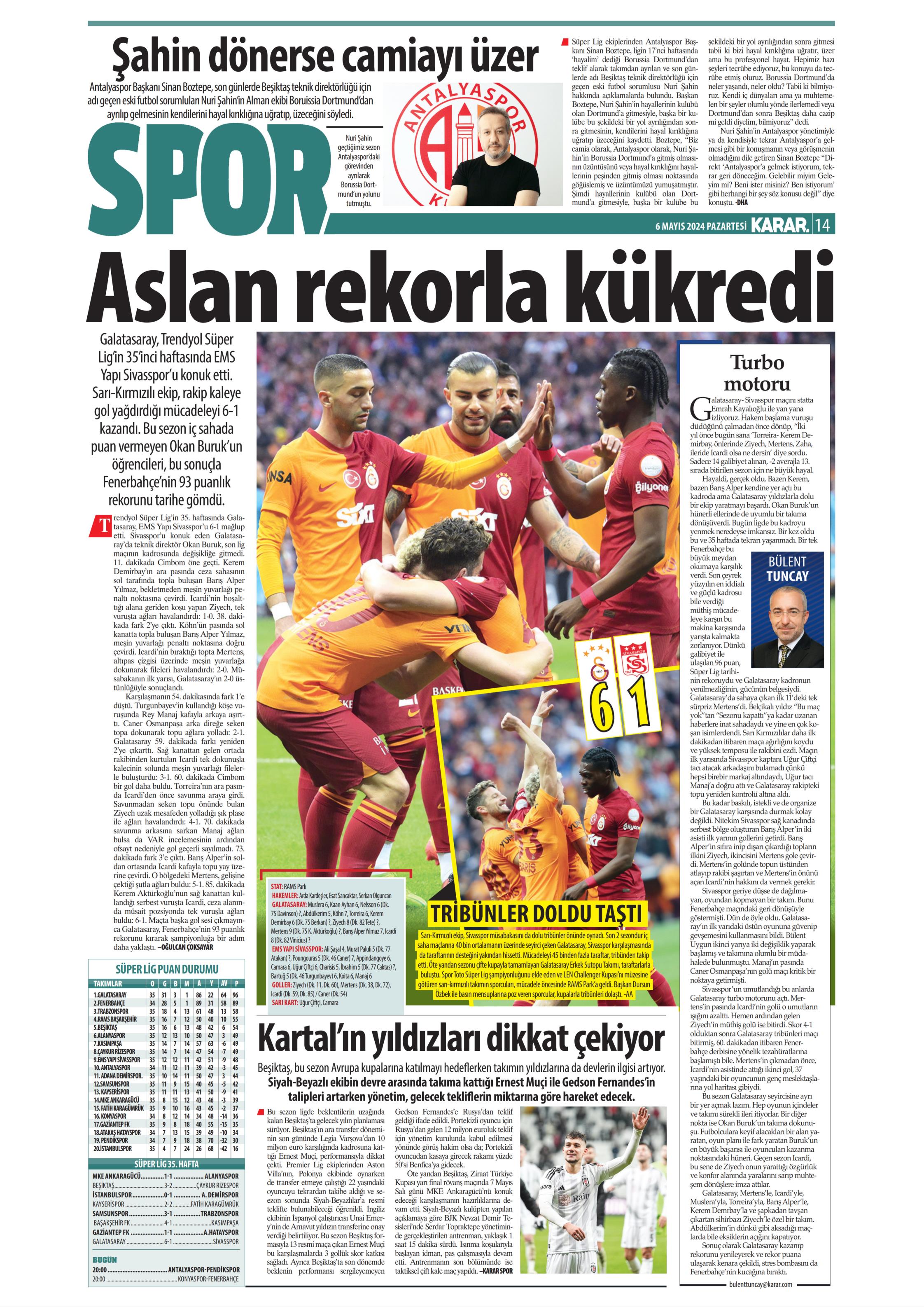 "İlk tercih Rafa Silva" | Sporun Manşetleri  - 19. Foto