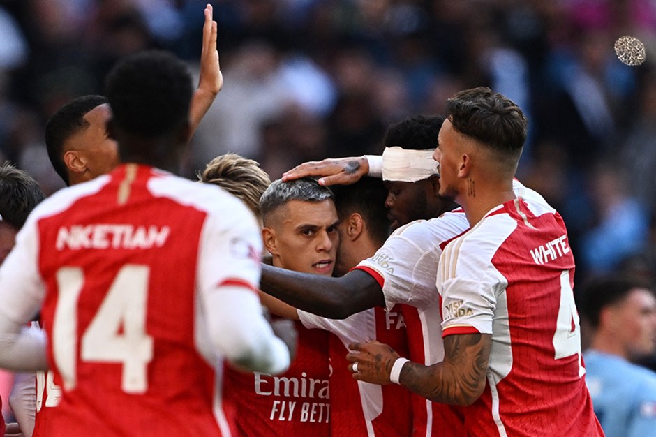 Arsenal, Community Shield'a Trossard mucizesiyle uzandı