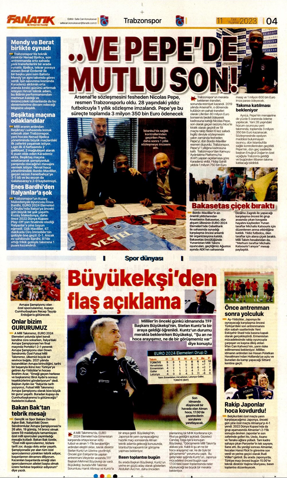 "Sacha Boey, İtalya yolcusu" | Sporun manşetleri (11 Eylül 2023)  - 10. Foto