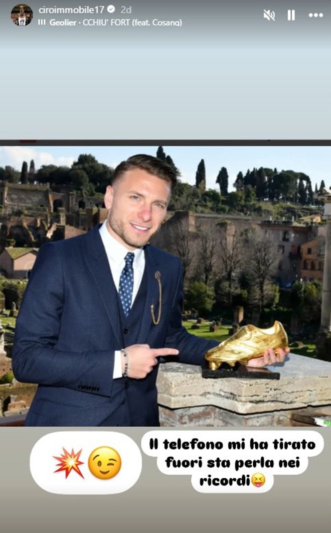 Ciro Immobile's Golden Shoe