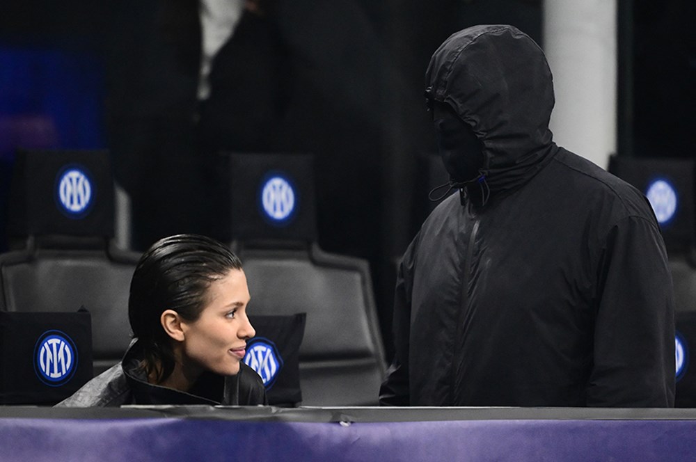 Inter-Atletico Madrid maçına maskeli Kanye West damga vurdu  - 5. Foto