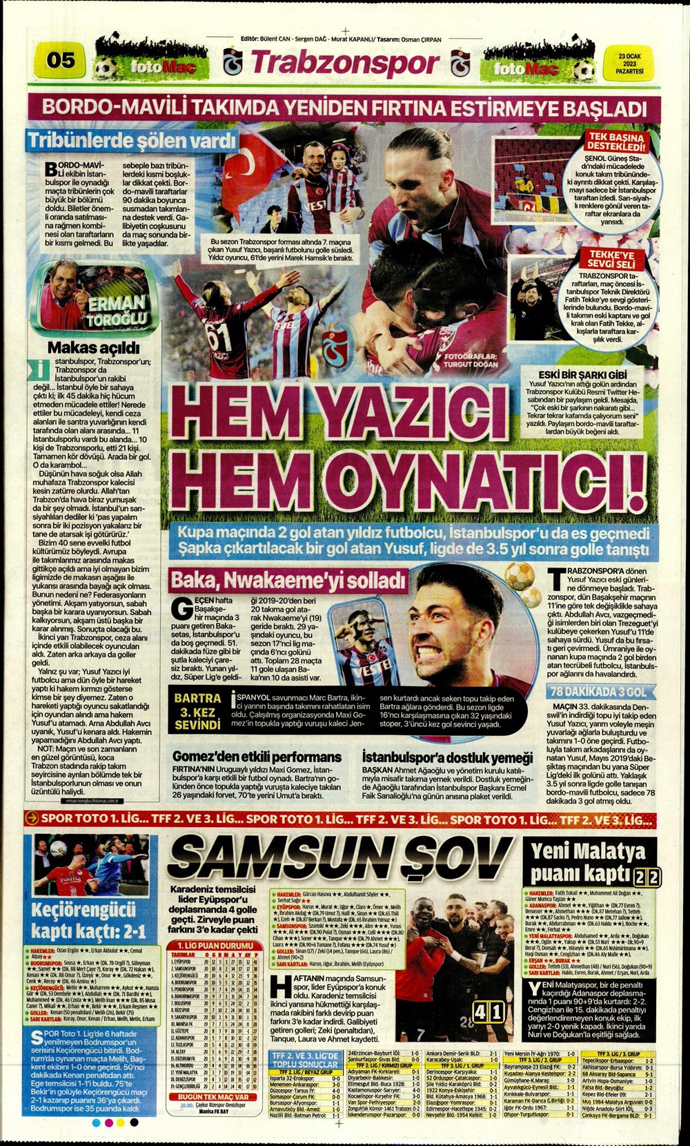 Sporun manşetleri (23 Ocak 2023) - 14. Foto