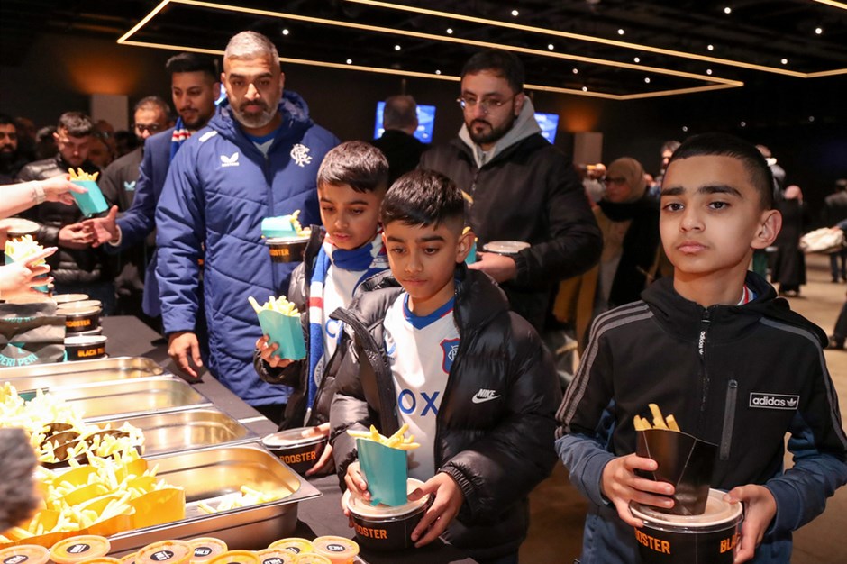 Rangers, stadyumda iftar yemeği düzenledi