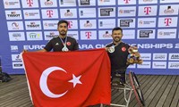 Milli tenisçiler Uğur Altınel ve Ahmet Kaplan, çiftlerde gümüş madalya kazandı