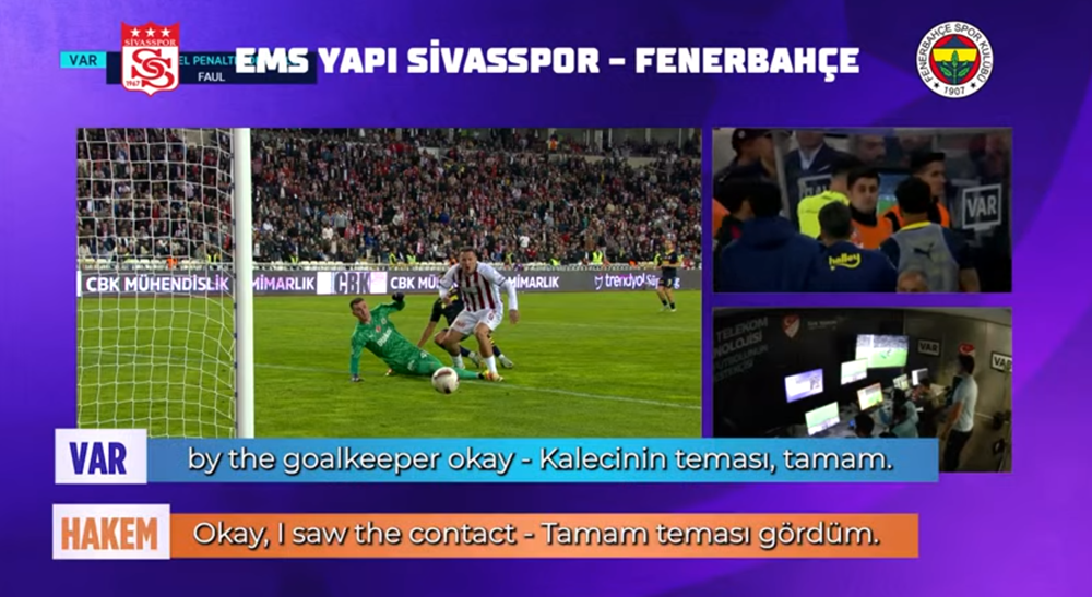 Sivasspor-Fenerbahçe maçının VAR kayıtları açıklandı  - 3. Foto