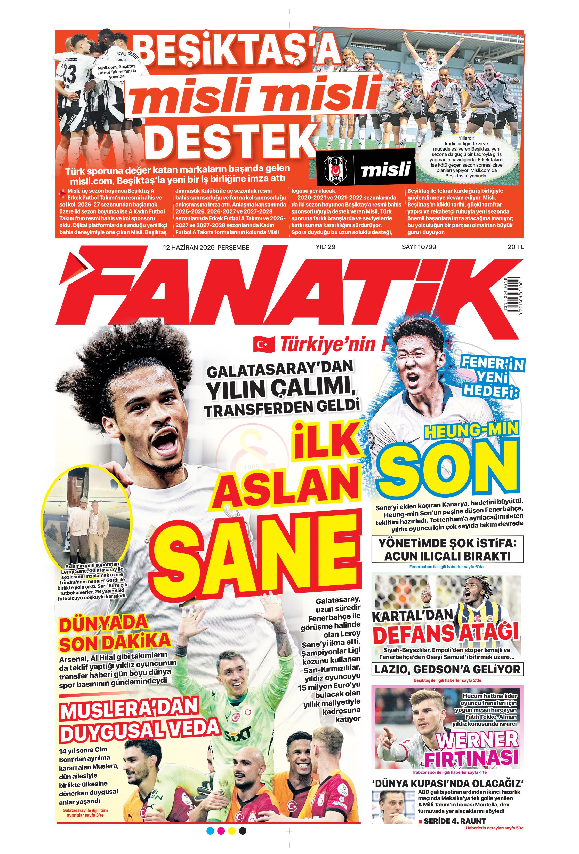 "Osimhen'in yerine En-Nesyri" | Sporun manşetleri (12 Haziran 2025)  - 6. Foto