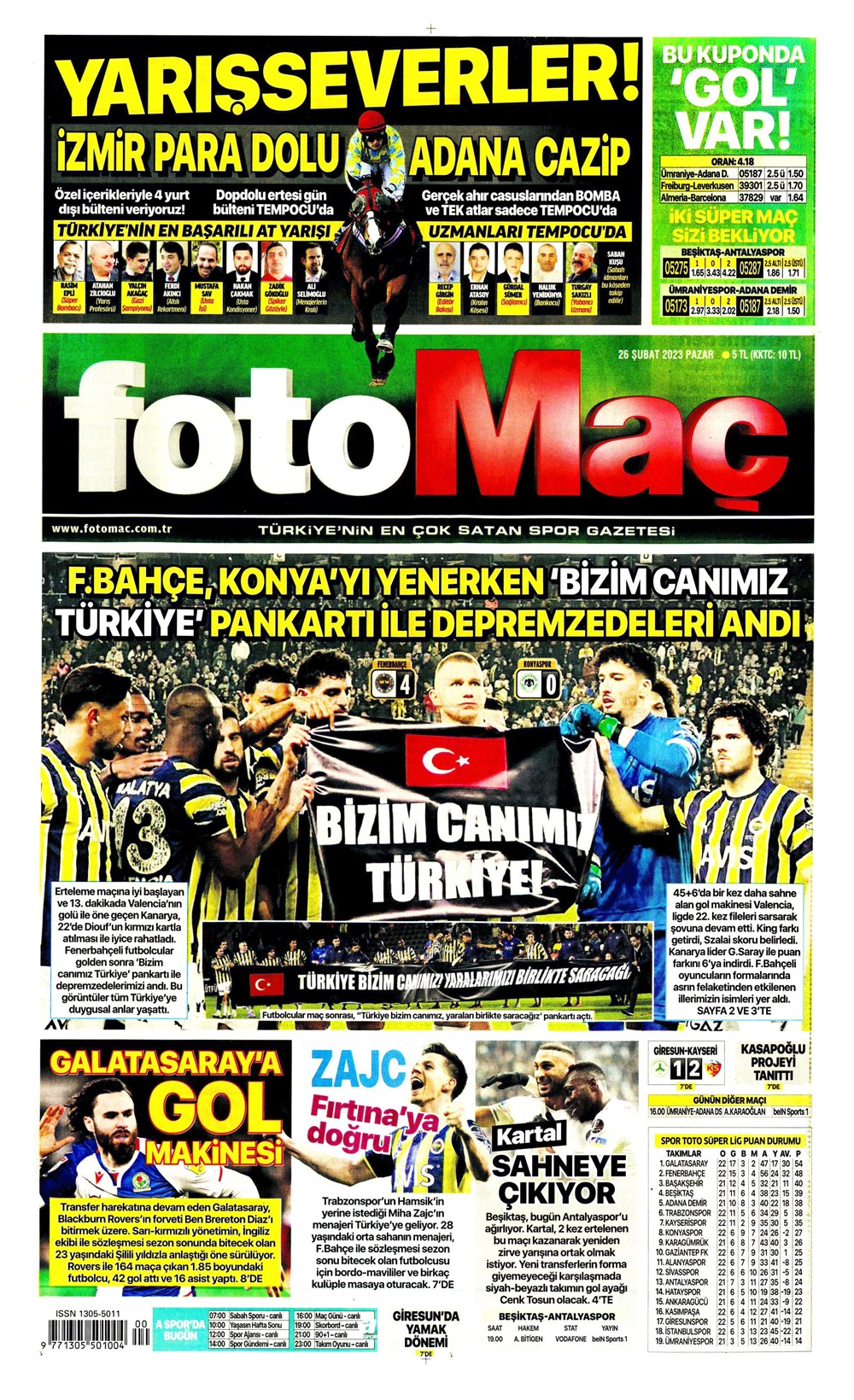 "Valenci'ağa' böyle istedi" - Sporun manşetleri  - 10. Foto