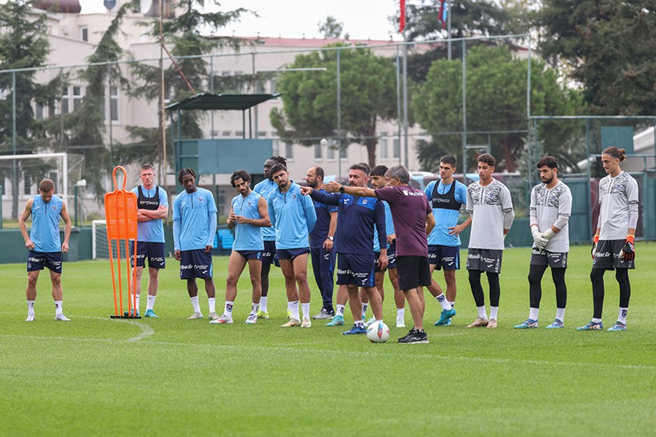 Trabzonspor taktik antrenmanı yaptı