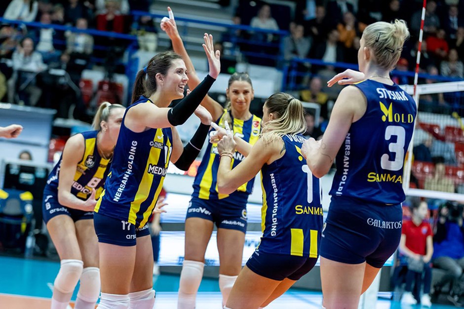 Fenerbahçe Medicana, CEV Şampiyonlar Ligi'nde deplasmanda galip