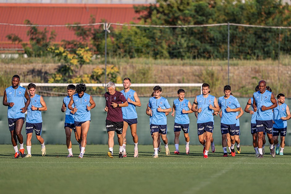 Trabzonspor, Ruzomberok maçı hazırlıklarına başladı