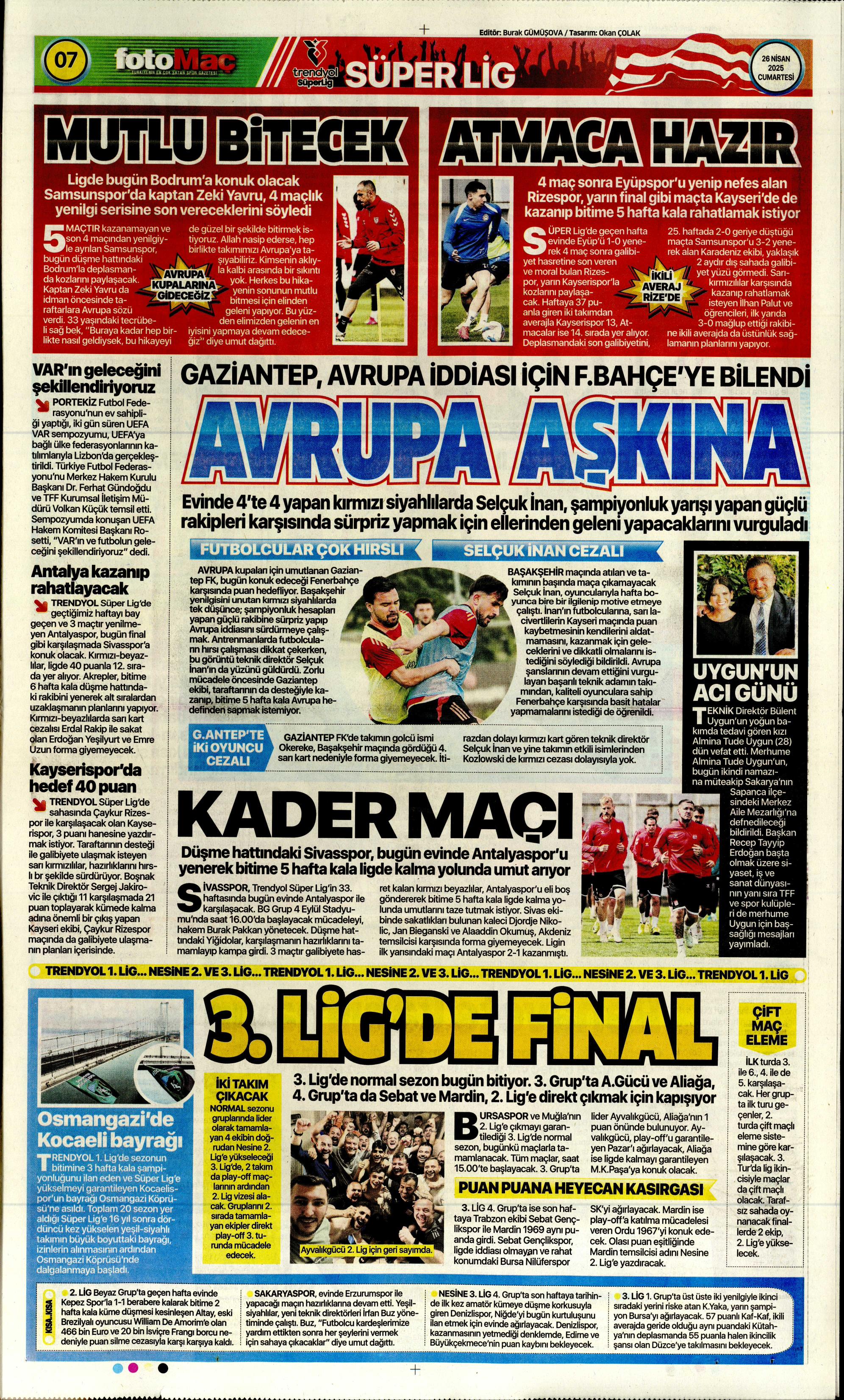 "Vlahovic'le ilk temas" | Sporun manşetleri  - 16. Foto