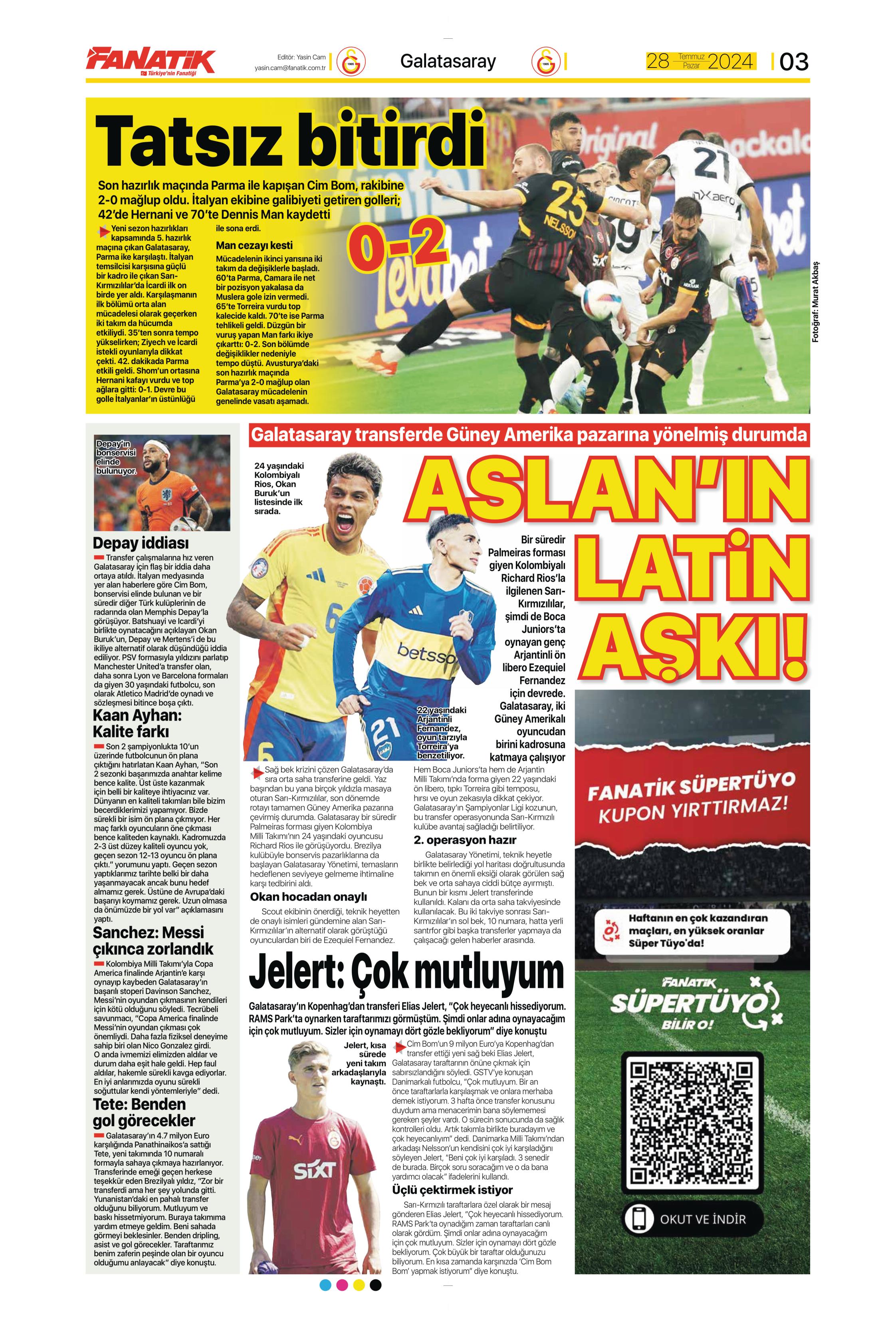 "Aslan'da rota Gravenberch" | Sporun Manşetleri (28 Temmuz 2024)  - 7. Foto