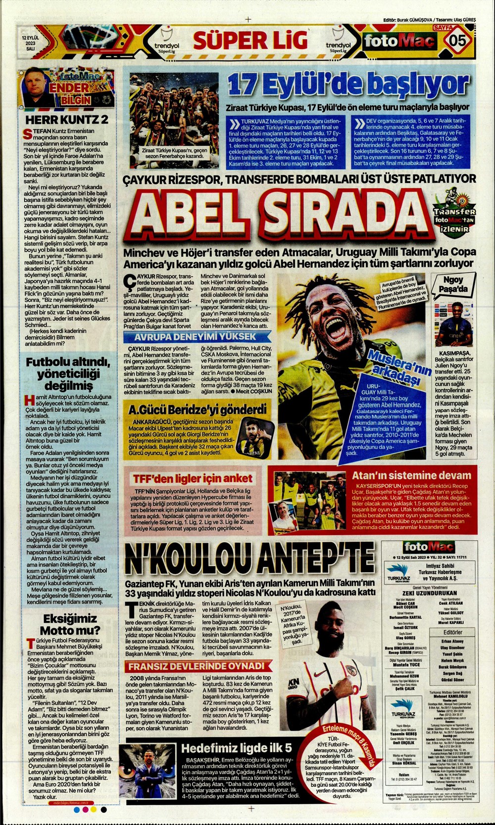 "Kartal'da Lingard sürprizi" | Sporun manşetleri (12 Eylül 2023)  - 14. Foto