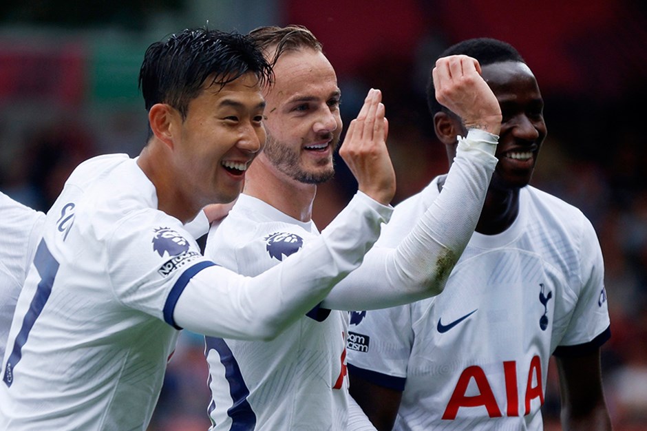 Tottenham, Bournemouth'u devirip maç fazlasıyla liderliğe yükseldi