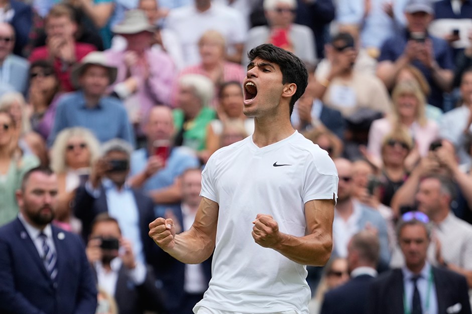 Wimbledon'da ilk finalist Carlos Alcaraz