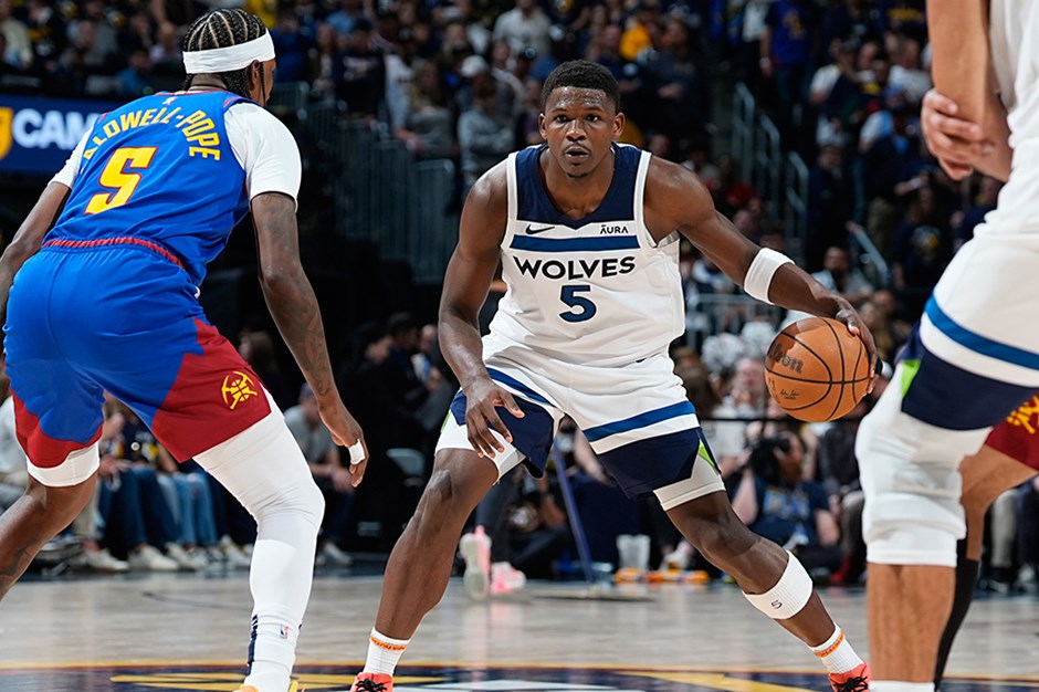 Minnesota Timberwolves - Denver Nuggets serisinin ilk maçına Anthony Edwards damgası