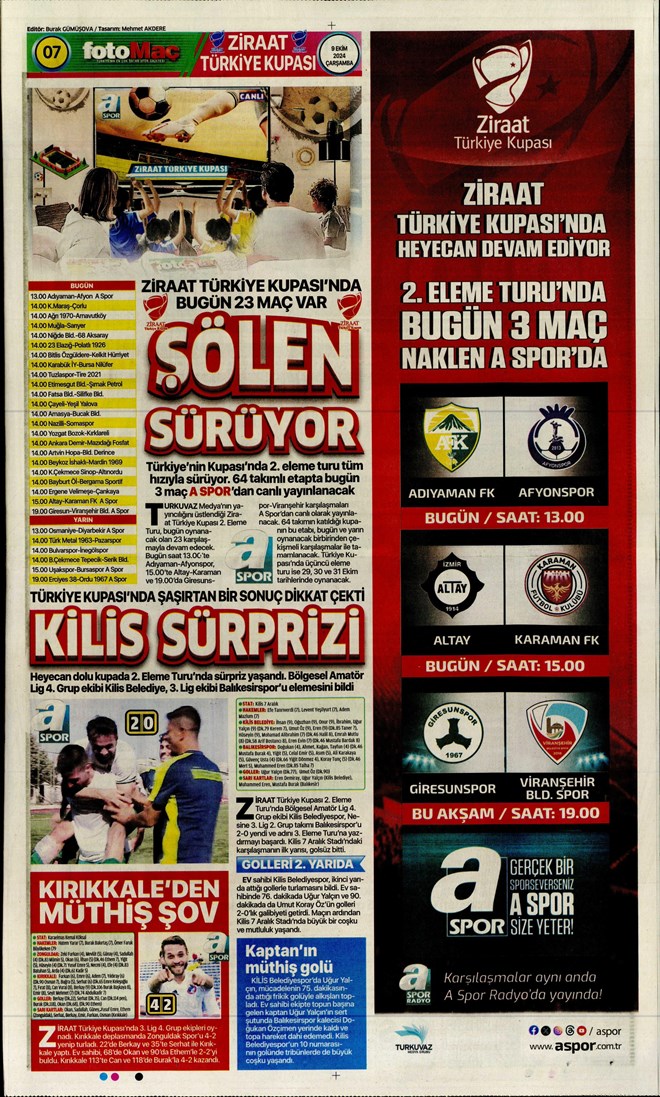 "Kartal'dan Talisca bombası" | Sporun manşetleri (9 Ekim 2024)  - 15. Foto