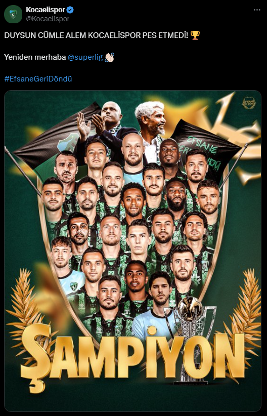 Süper Lig'e yükselen ilk takım belli oldu: Şampiyonluğu garantiledi  - 6. Foto