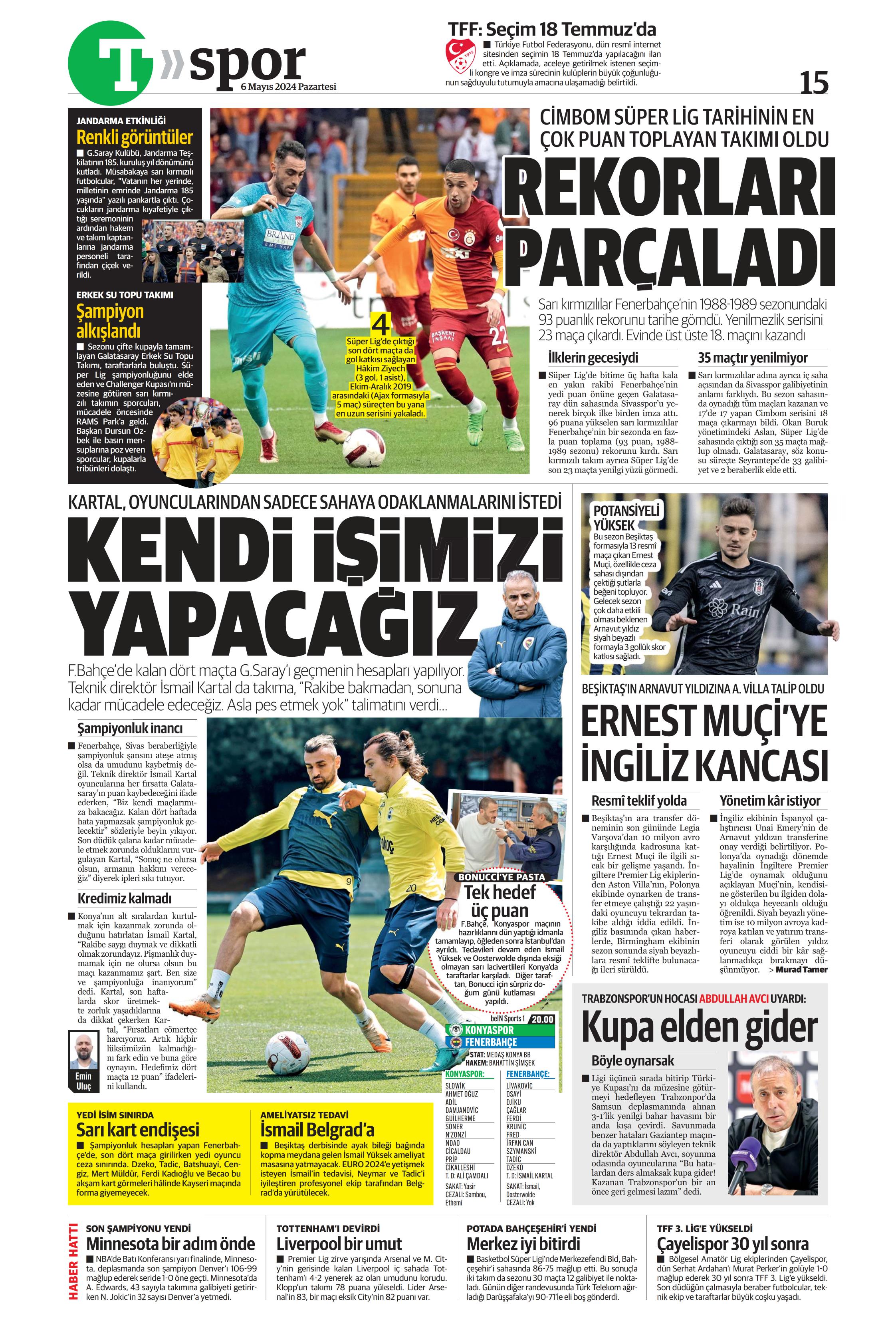 "İlk tercih Rafa Silva" | Sporun Manşetleri  - 39. Foto