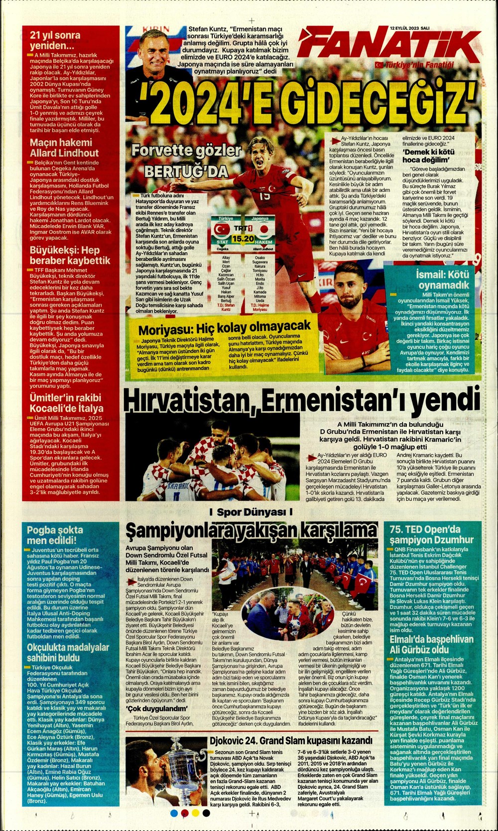 "Kartal'da Lingard sürprizi" | Sporun manşetleri (12 Eylül 2023)  - 9. Foto